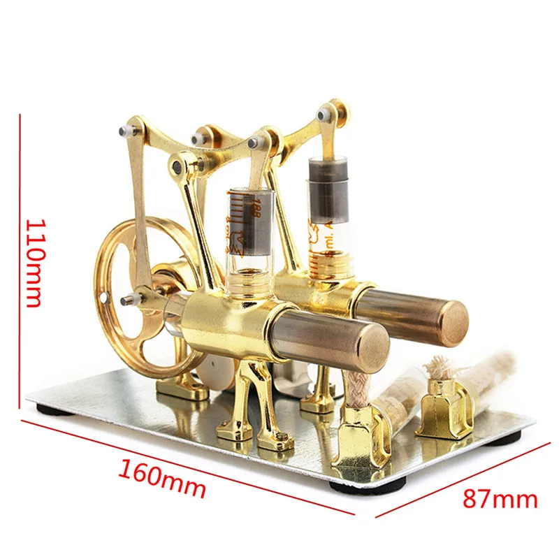 Miniaturowy model silnika Stirlinga Balance Steam Power Technology Naukowa eksperymentalna zabawka do wytwarzania energii