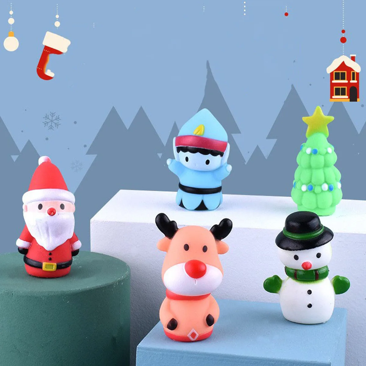 상어 손가락 인형 모조 동물 인형, 파티 선물