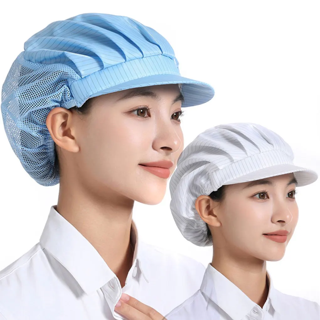 Kitchen Chef Hat With Anti-static Fabric Comfortable Odor-free Breathable Cotton Food Service