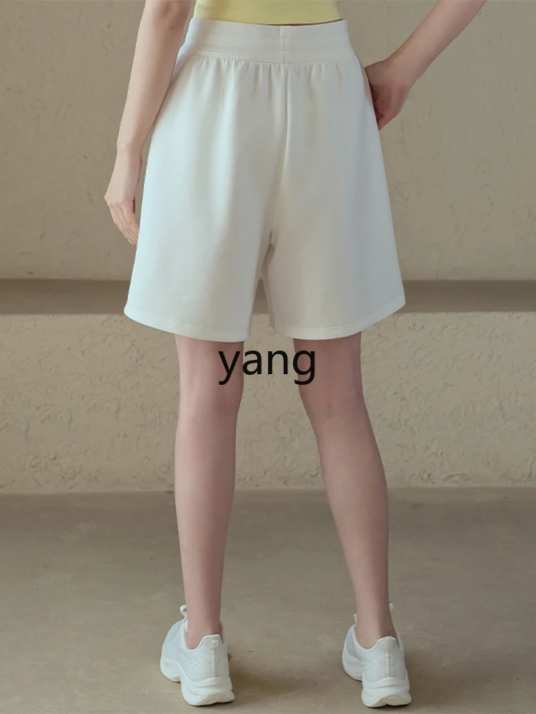 CX summer loose high waist belly five points yoga pants wear running training fitness pants