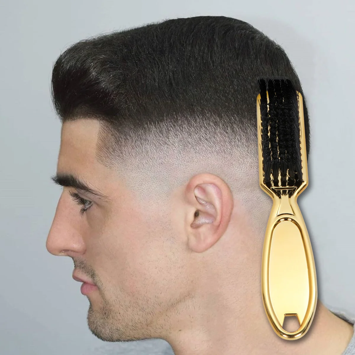 

1pc Oil Head Portable Broken Broken Hair Cleaning Brush Hair Cleaning Tool Barber Supply Male Grooming Styling Brush