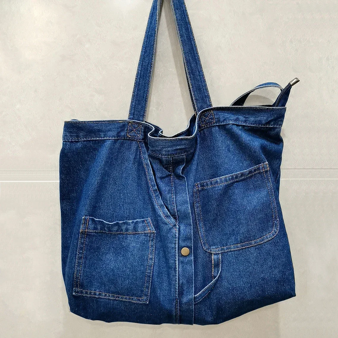 Borse a tracolla in Denim per donna borse Jeans Casual Designer Tote crossbody borse di lusso borsa per la spesa in Denim Bolsos Para Mujer 2024