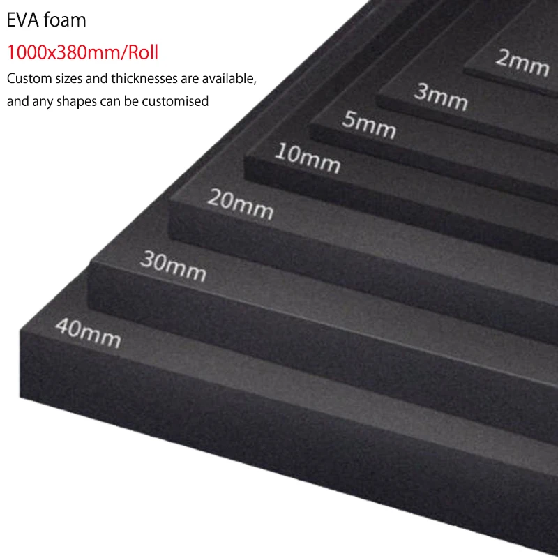 38x100cm EVA Foam Sheet High Density EVA Foam Board for Cosplay Armor DIY Craft Model Making Handcraft Material