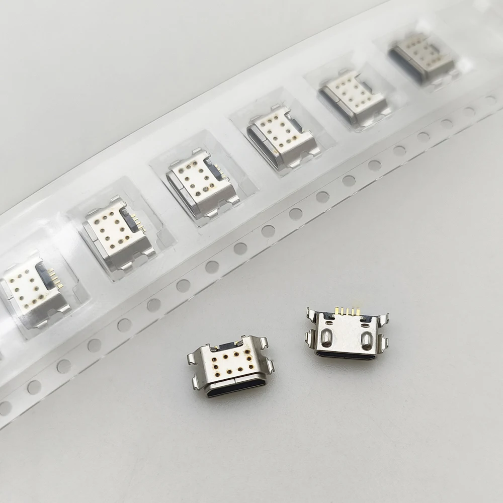 10-50Pcs Micro USB Connector Charging Port Socket Tail Plug For Xiaomi Redmi 9A 10A 12C A01 A03 Repair Parts