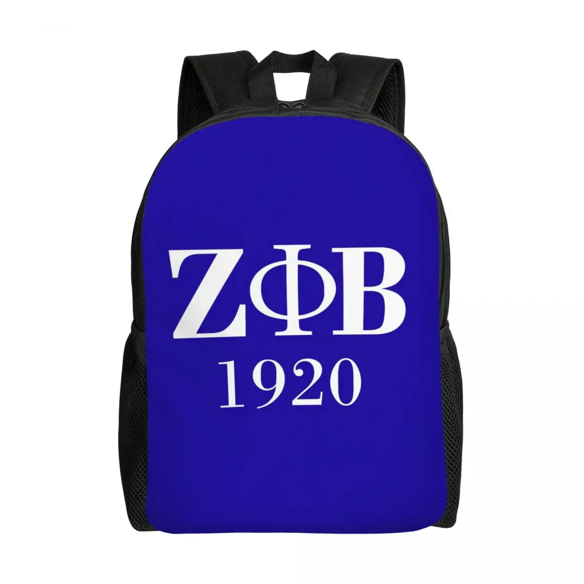 

Zeta Phi Beta Sorority Logo Backpacks for Men Women School College Students Bookbag Fits 15 Inch Laptop Greek Letter 1920 Bags