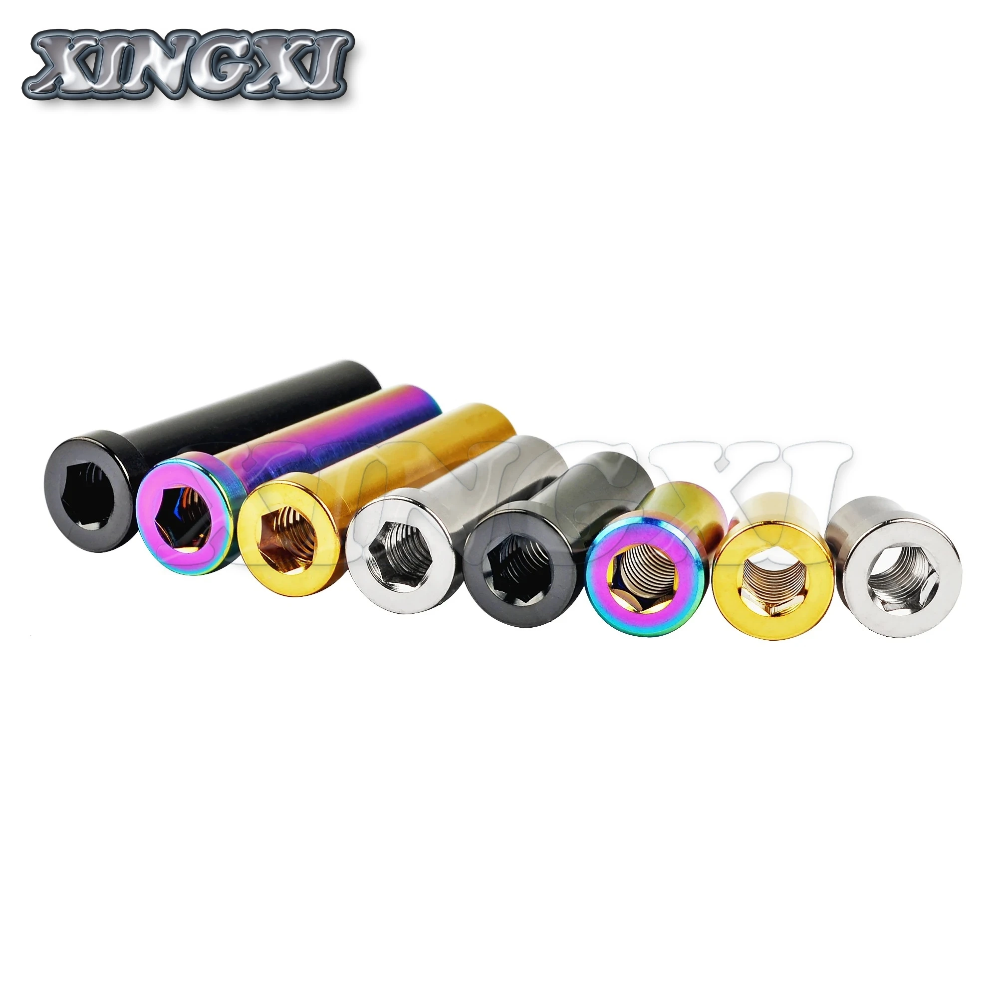 Xingxi Titanium Ti GR5 13mm 15mm 17mm 23mm 25mm 31.5mm 33mm 35mm Recessed Bicycle Brake Bolts Clamp Nut for MTB/Road Bike