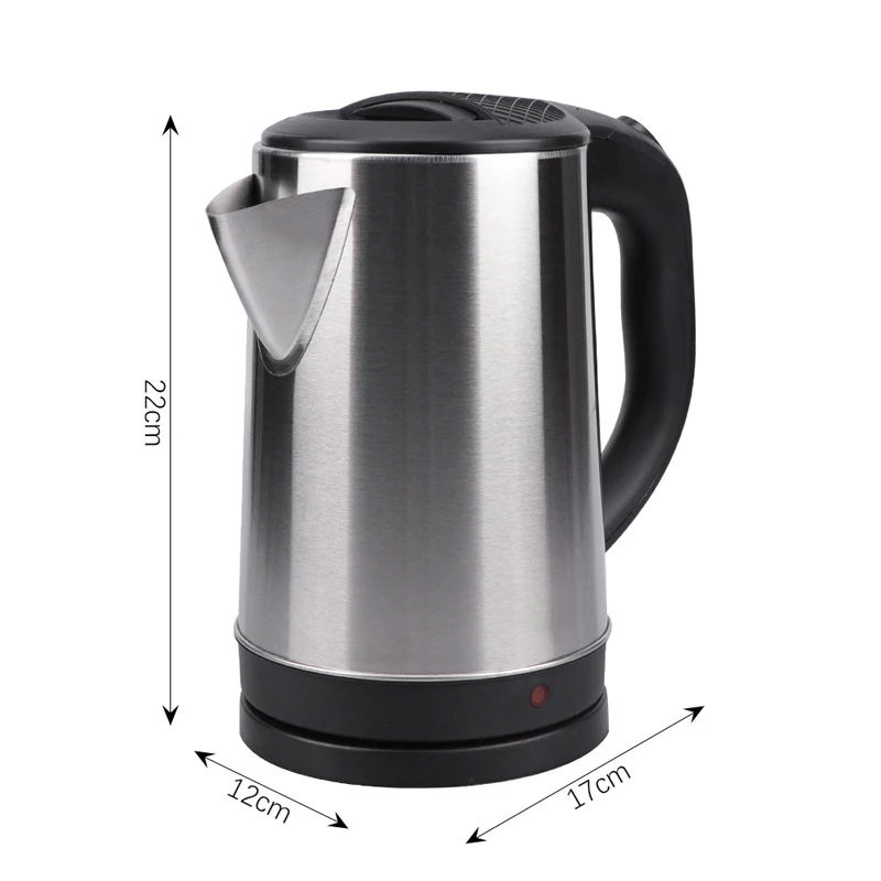 2000W Electric Kettle Quick Boiling Auto-Off Protection Coffee Tea Hot Water Maker 2.0L Tank Stainless Steel Kettle Fast Heating