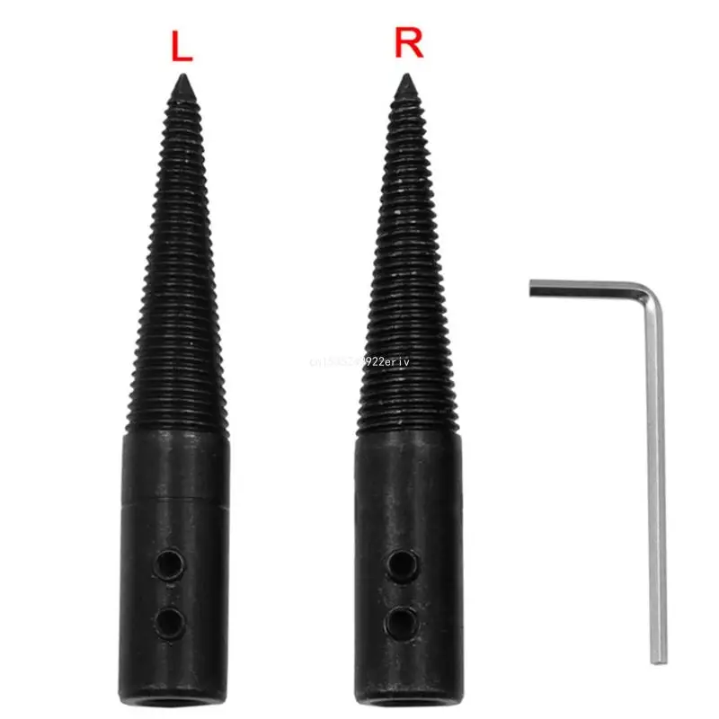 Taper Spindle Left & Right Connecting Rod Installed Shaft for Buffing Polishing