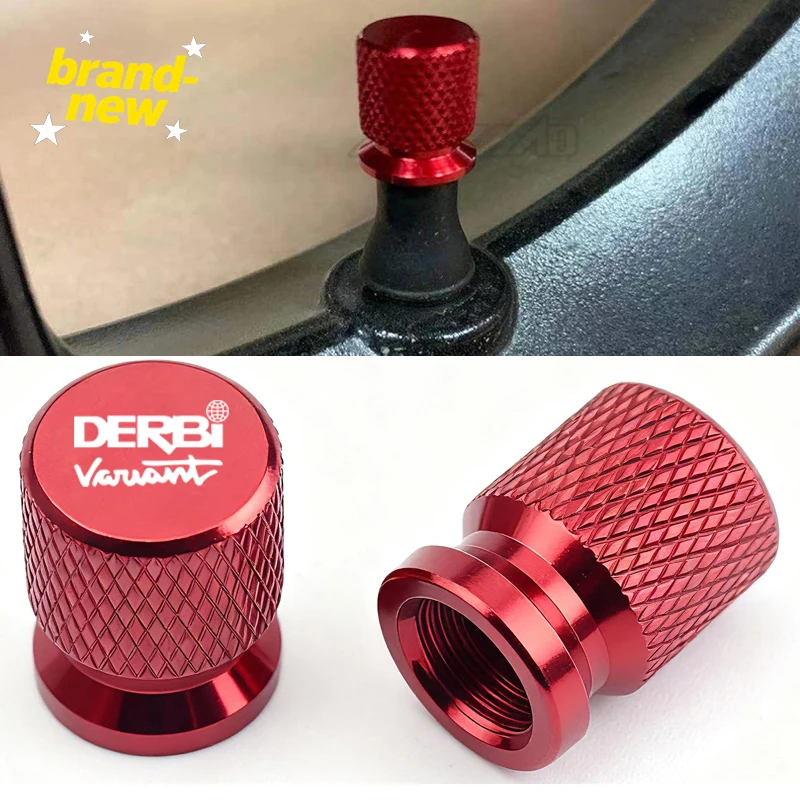 2 uds motocicleta CNC válvula de neumático de aluminio puerto de aire tapas de cubierta de vástago para DERBI DERBI VARIANT SPORT R accesorios modificados personalizados