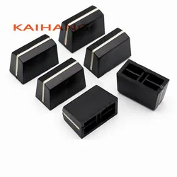 10PCS 20X10X13mm Pioneer mixer fader knob Mixer volume fader cap straight slide potentiometer push key cap inner hole 4MM