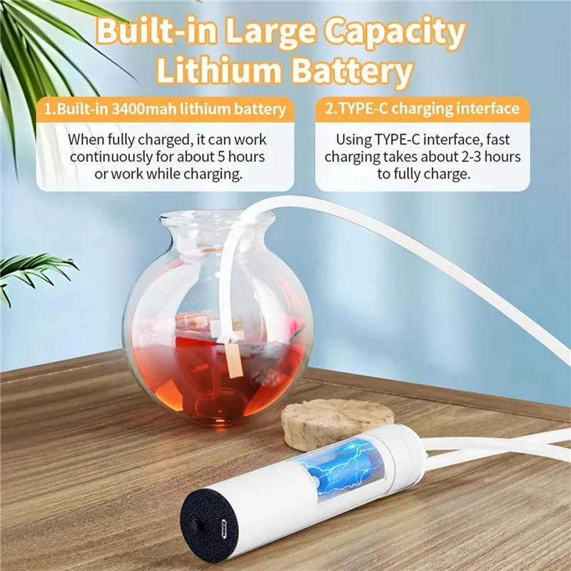 Pompe à siphon électrique USB - Wine Beer And Mead avis et prix