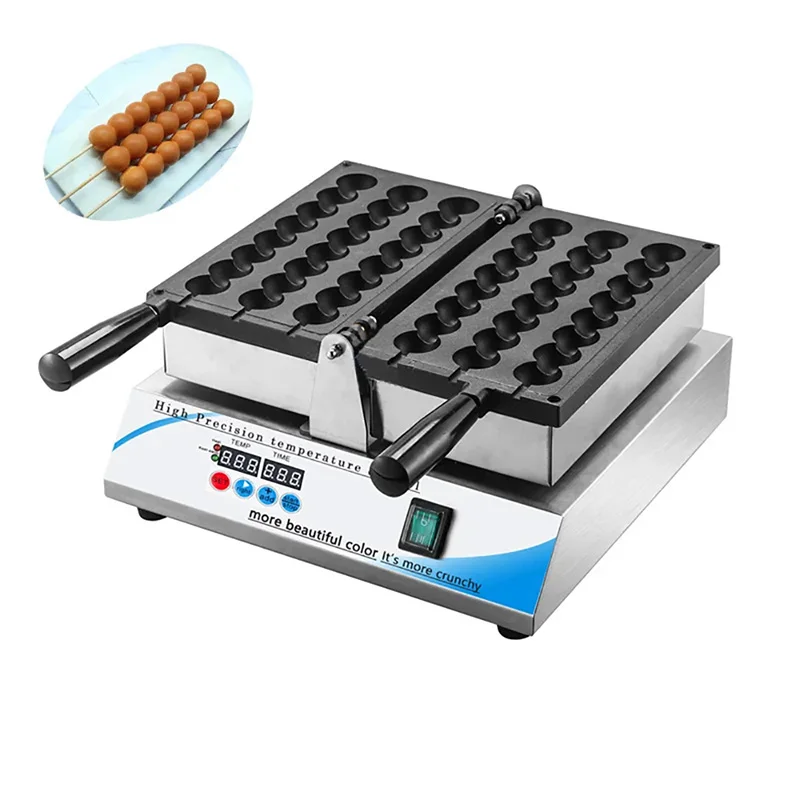 

XEOLEO Electric Candied Haws Waffle Maker 1600W Touch Version Skewers Waffle Machine Round Pastry Waffle Machine