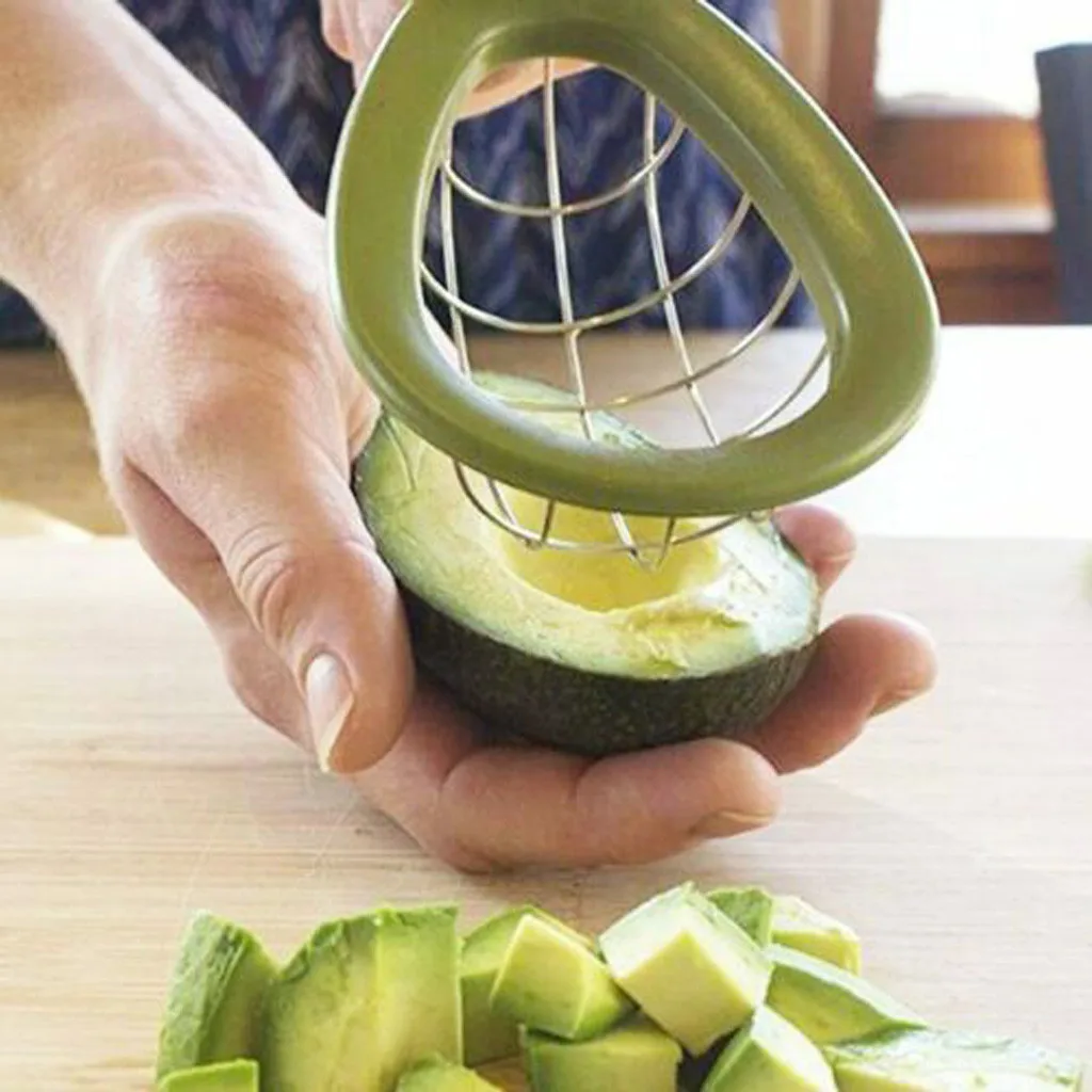 

1pc Avocado Slicer Shea Corer Butter Fruit Peeler Cutter Pulp Separator Plastic Knife Kitchen Accessories Vegetable Tools Home