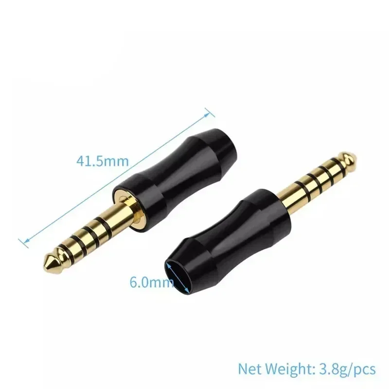 Speaker Terminal 4.4mm Jack 5 Pole Full Balanced Audio Connector Consumer Electronics 4.4 Headphone Plug DIY Earphones Cable