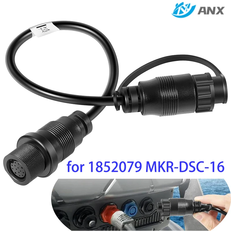 の交換用-1852079-dsc-デュアル-スペクトラム-チャープ-アダプター-ケーブル-mkr-dsc-16-lowrance-9-ピン-アダプター-ケーブル-2d-ソナーのみ用