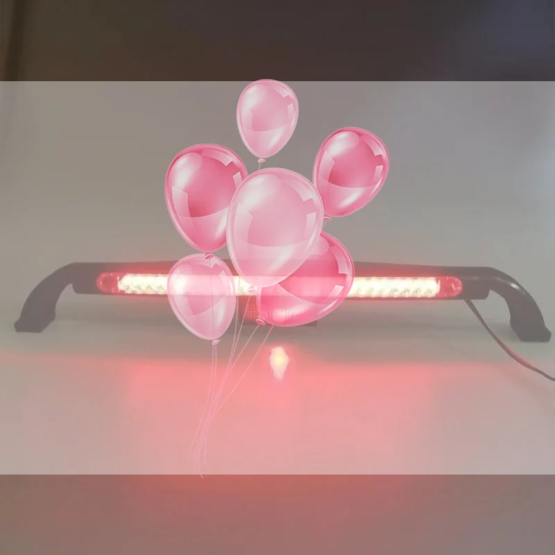 28 LED Car Rear Windshield Brake Light Super Bright Red Warning Taillight Universal for SUV Sedan Truck Driving Safety
