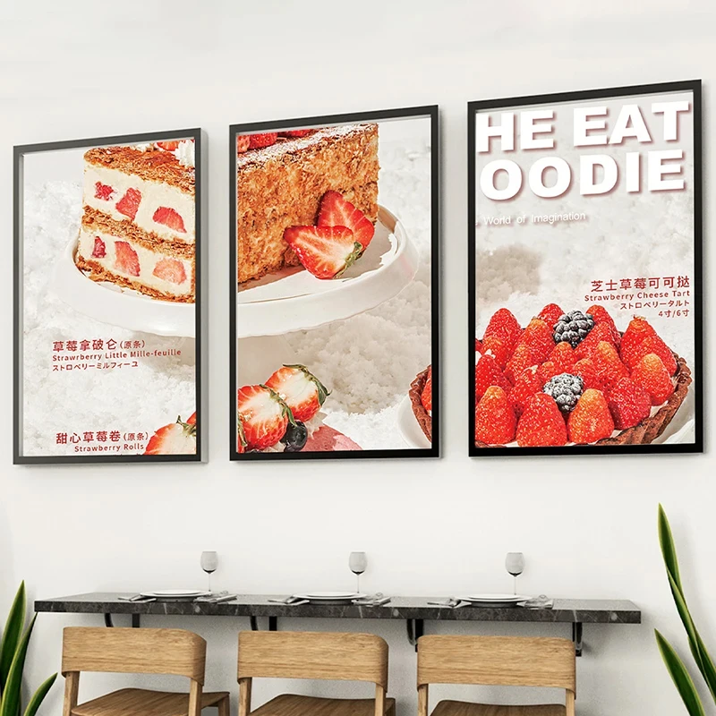 Ultrathin LED Light Box Lighted Menu Board Exchangeable LED Poster Display For Restaurant Cafe Shop Decor Wall Mounted Billboard