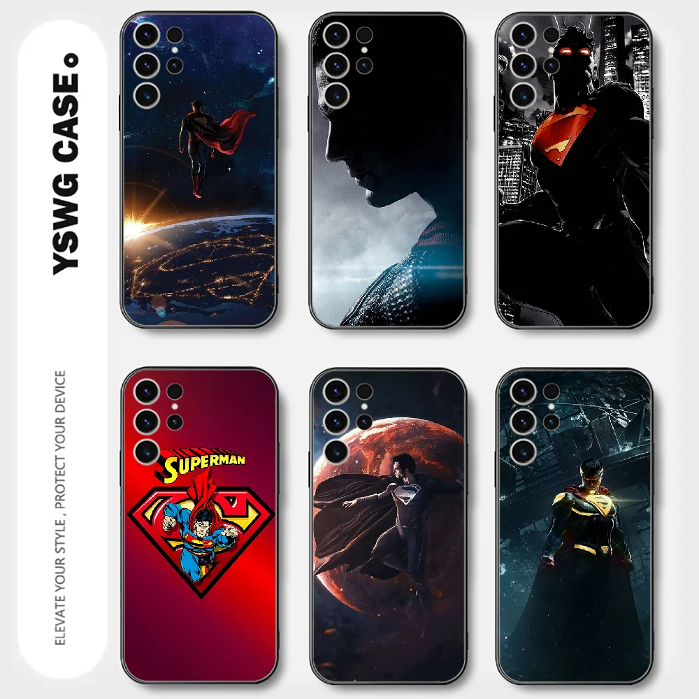 Superman Super Hero Phone Case For Samsung Galaxy A S 20 21 22 23 12 13 32 33 34 51 52 53 54 71 FE Ultra Plus Cover