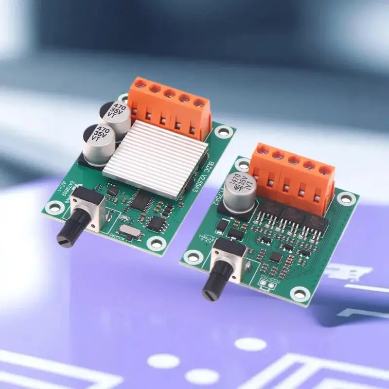 **1PC 75W 200W DC 6-24V Brushless Motor Drive Control Board High-power 6V12V24V Brushless Fan Motor Speed Controller
