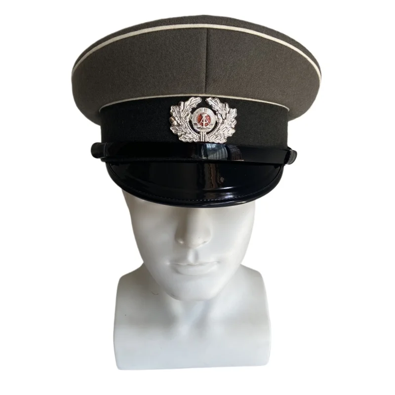 

DDR Восточно-немецкая армейская кепка с козырьком NVA, репродукция - военная шляпа холодной войны времен Второй мировой войны, фуражка для косплея