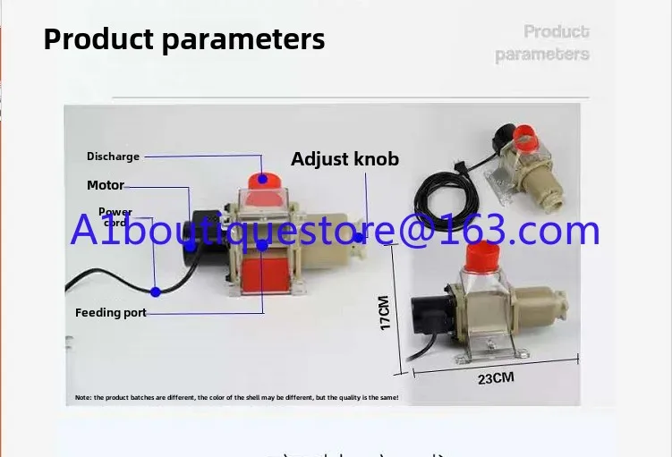 Mangiatoia per animali domestici Mangiatoia per polli Piccione Alimentazione automatica temporizzata Dodici Volt DC Macchina di scarica Pollo remoto