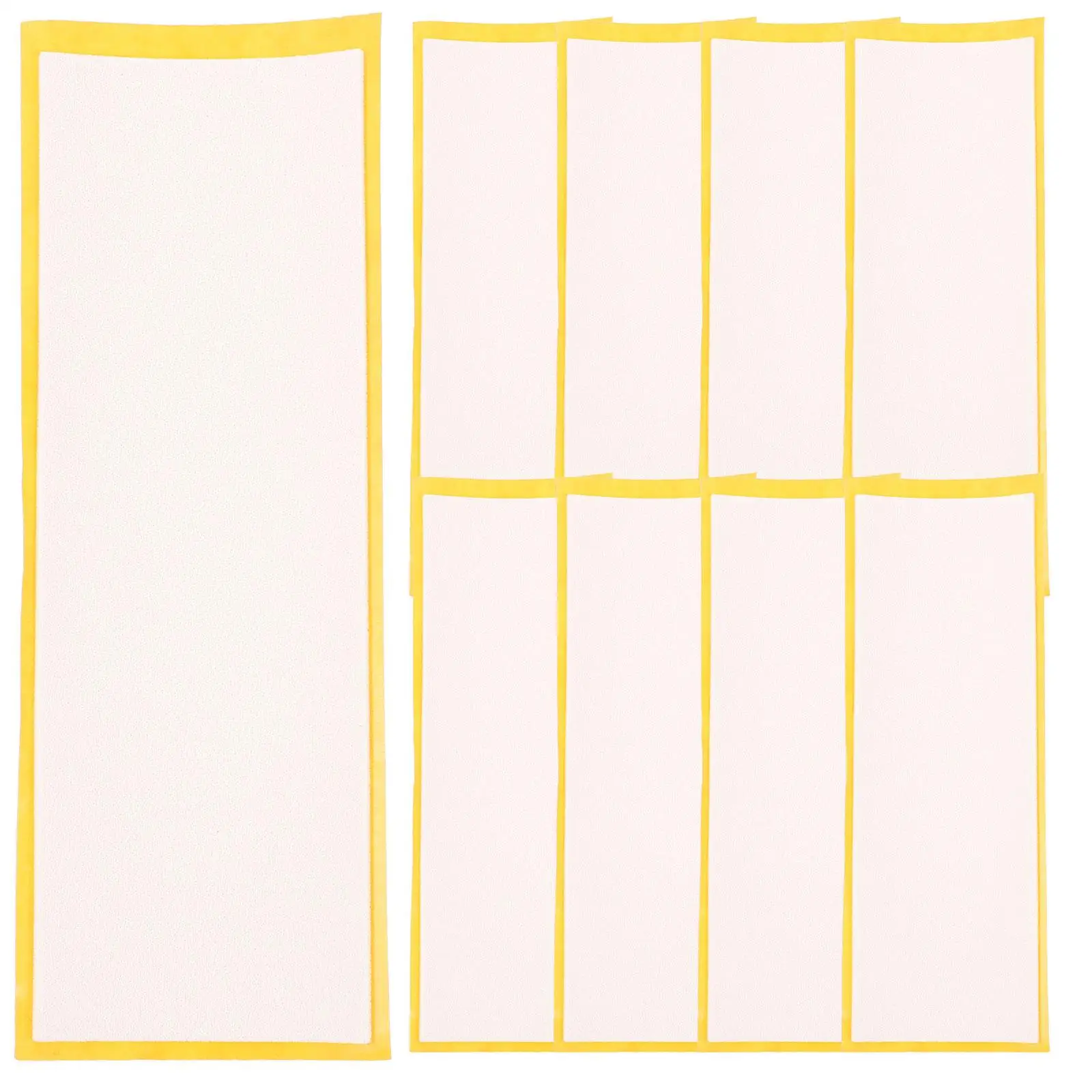 

10 Pcs Finger Skateboard Anti-slip Sticker Color Deck Nonslip Tape White Foam Grip Boarding Mat
