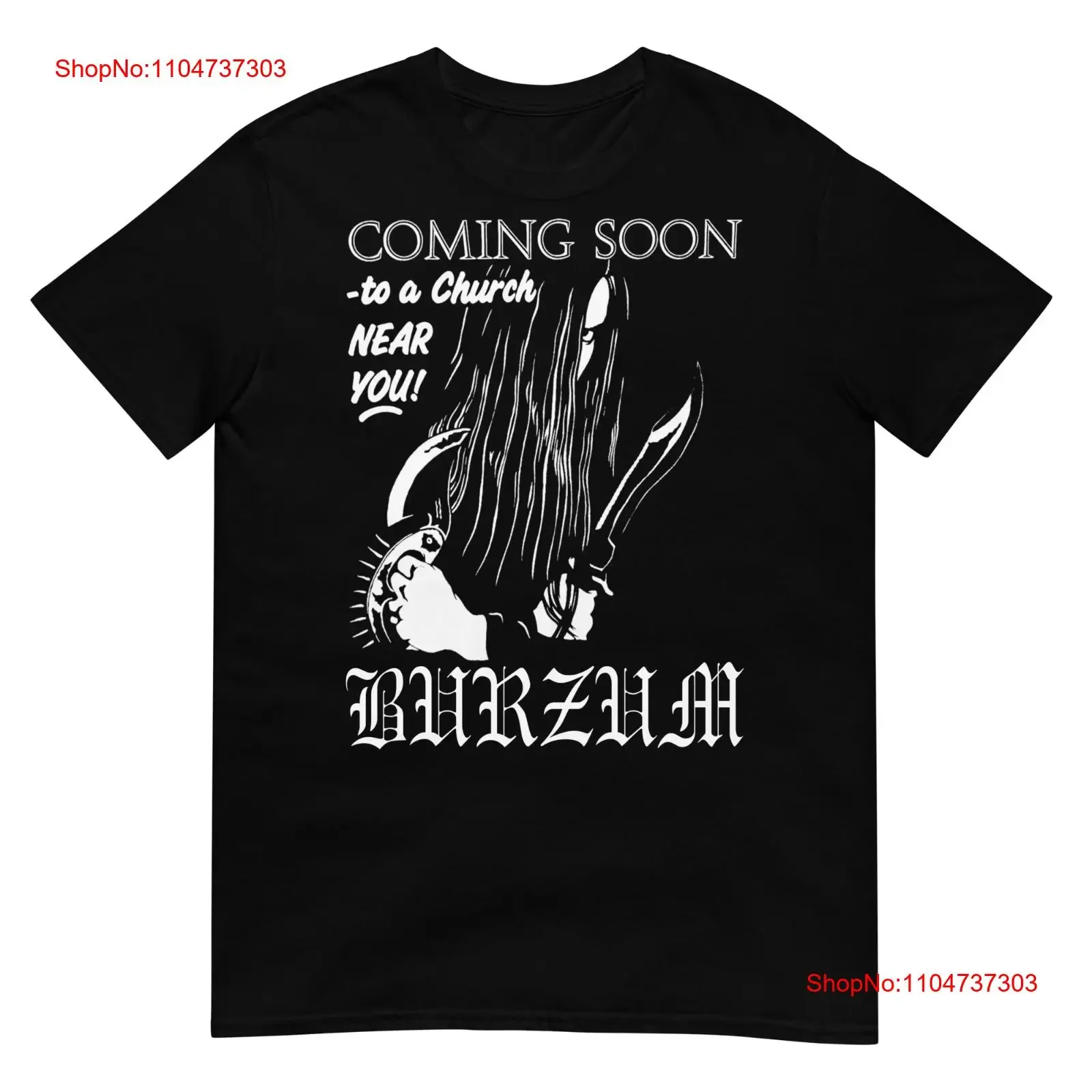 

1BURZUM Coming Soon To A Church Blisko You Двусторонняя ФУТБОЛКА винтажная стираная homme Повседневная модельерская одежда Растянутая