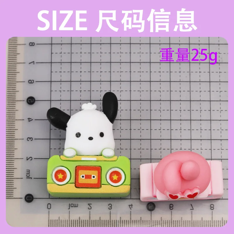 เครื่องเล่นเทปเฮลโลคิตตี้แบบการ์ตูนใหม่ ของตกแต่งเรซิ่นตั้งโต๊ะ สไตล์ทันสมัย