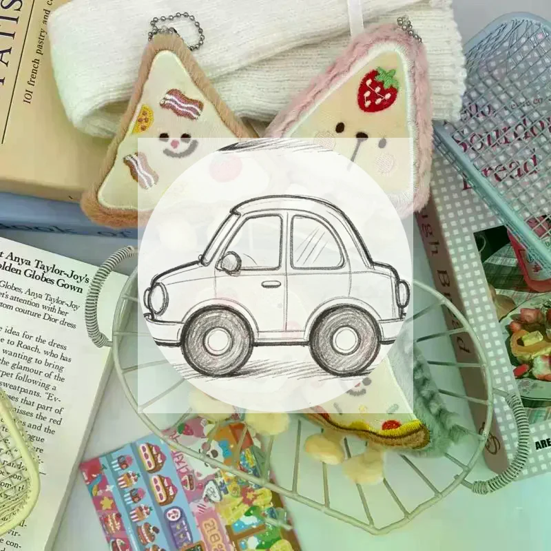 

[JT] 1 шт. Милый плюшевый брелок в виде пиццы, имитация еды, подвеска для ключей от машины, украшение для рюкзака, подарки