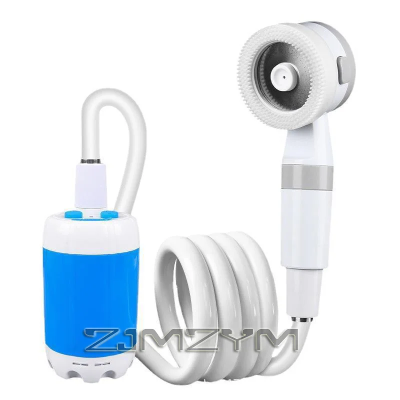 

Уличное душевое устройство для кемпинга, водонепроницаемое с цифровым дисплеем, портативный электрический душевой насос для пеших прогулок, путешествий, пляжа, полива домашних животных