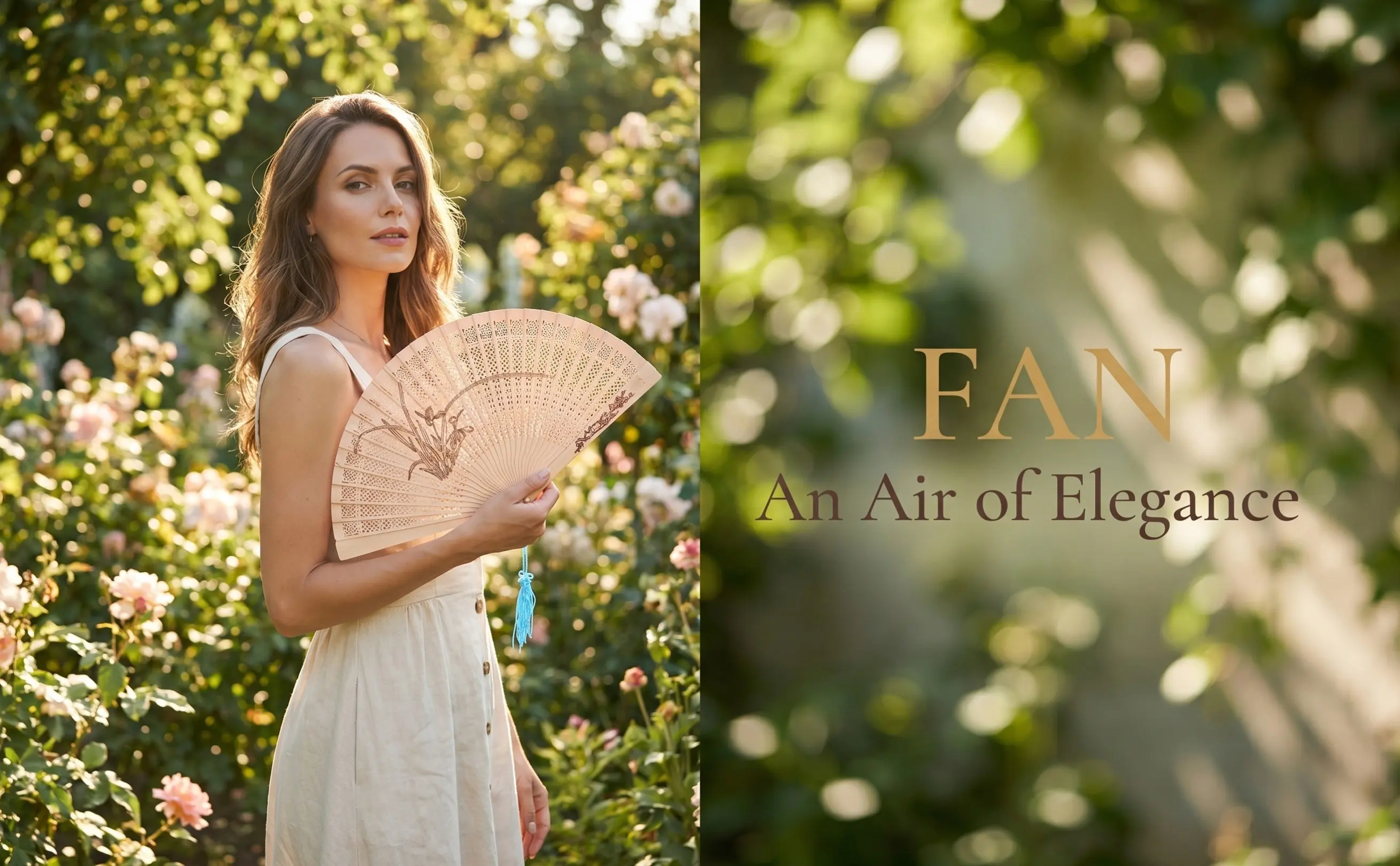 Sandal Wood Foldable Fan Hollow Design Elegant Ancient Fan Classic Vintage Hand Held Fans Foldable for Performance Stage Show