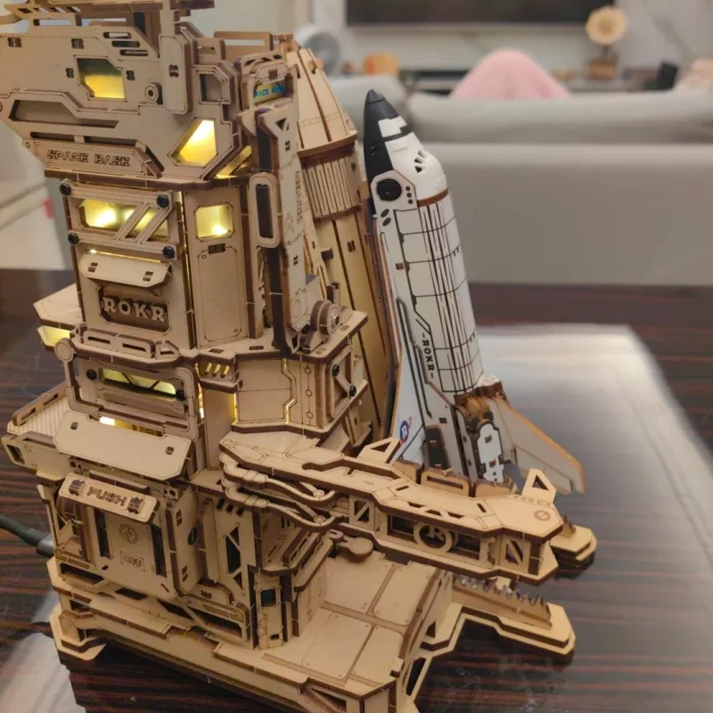 

Robotime Rokr 3D Wooden Puzzle Space Shuttle Model Kits For Adults To Build STEM Toy Gift LKA02