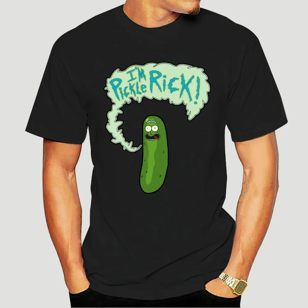 Śmieszne koszulki 2024 Im Pickle Green Baby Cucumber odzież męska oversize t shirt graficzny t shirty harajuku 2024 lato Rick