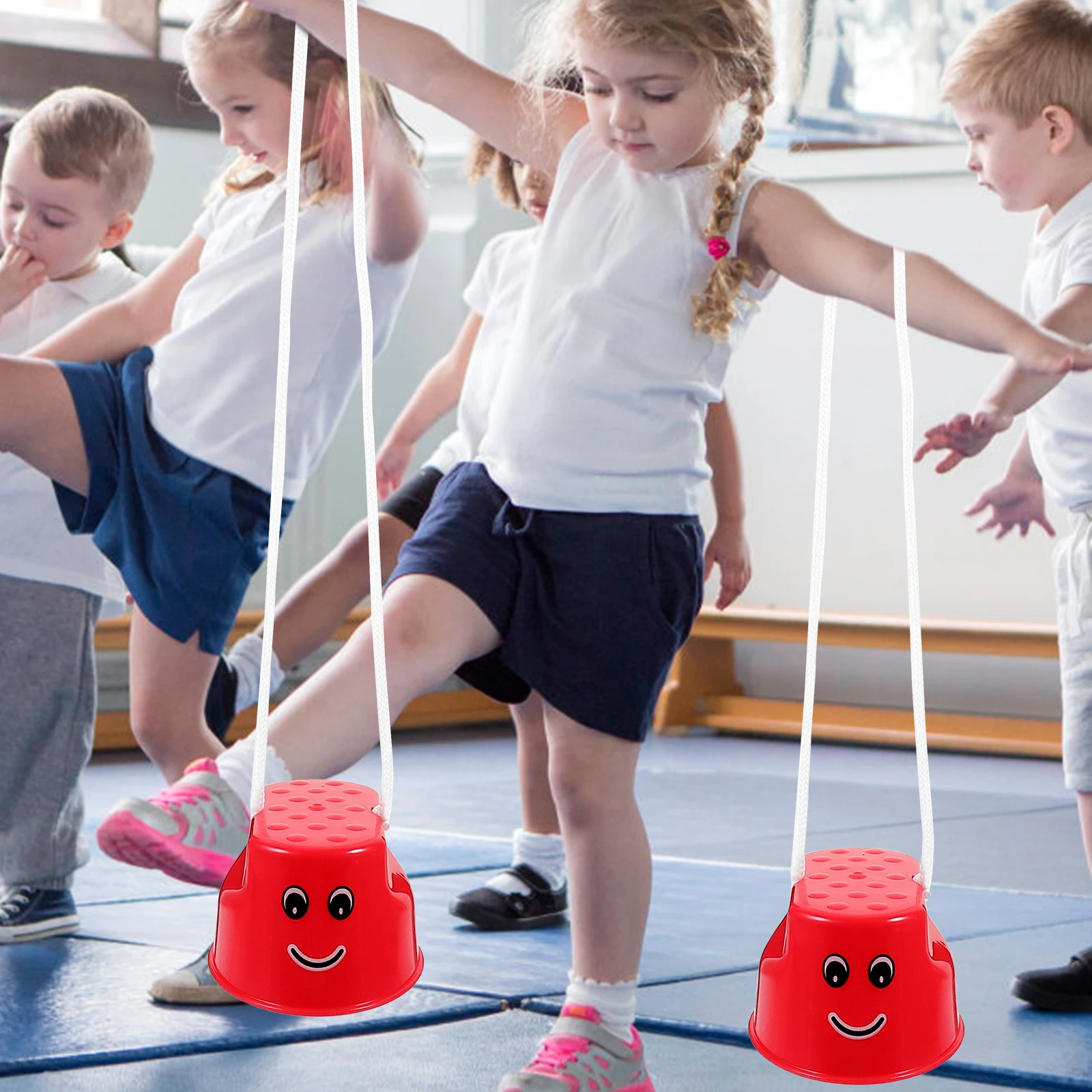 

6pcs Balance Shoes Durable ABS Outdoor Stilts Toys Kids Funny Toys Sports Toy Playgrounds Fun
