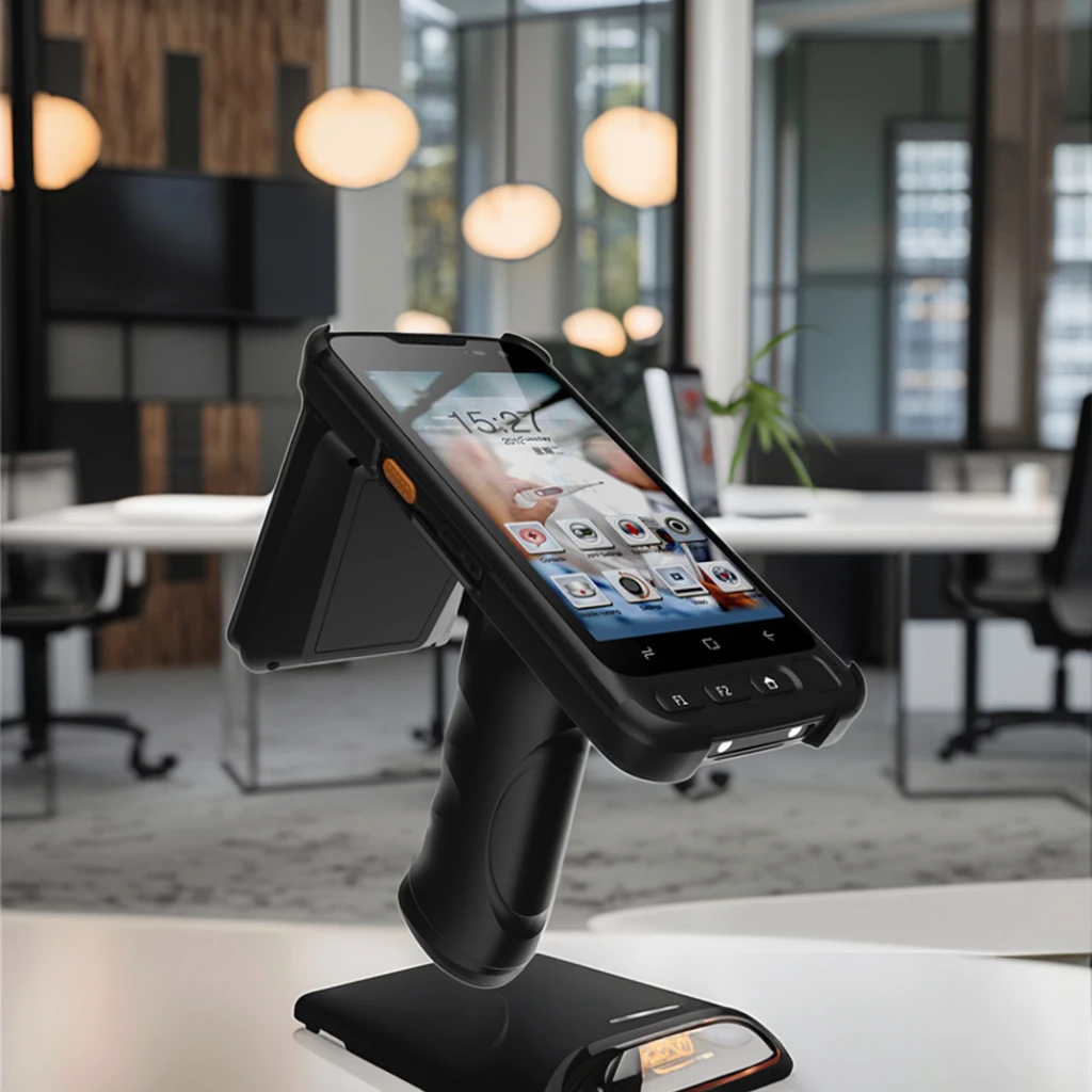 Android 12 Mobile Computer Barcode Scanner Reader RFID NFC Logistics PDA Inventory Management System Express Inventory Scanner