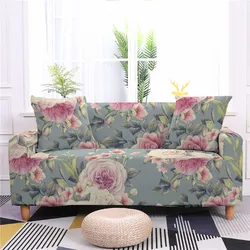 1/2/3/4 Seater Flower Elastic Sofa Cover Universal Stretch Sofa Slipcovers for Living Room Couch Cover Sofa Housses De Canapé