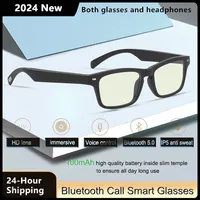 2024 Smart Glasses Wireless Bluetooth Music Glasses Smart Anti-Blue Light HD Bluetooth Call Outdoor Sports Polarized Sunglasses