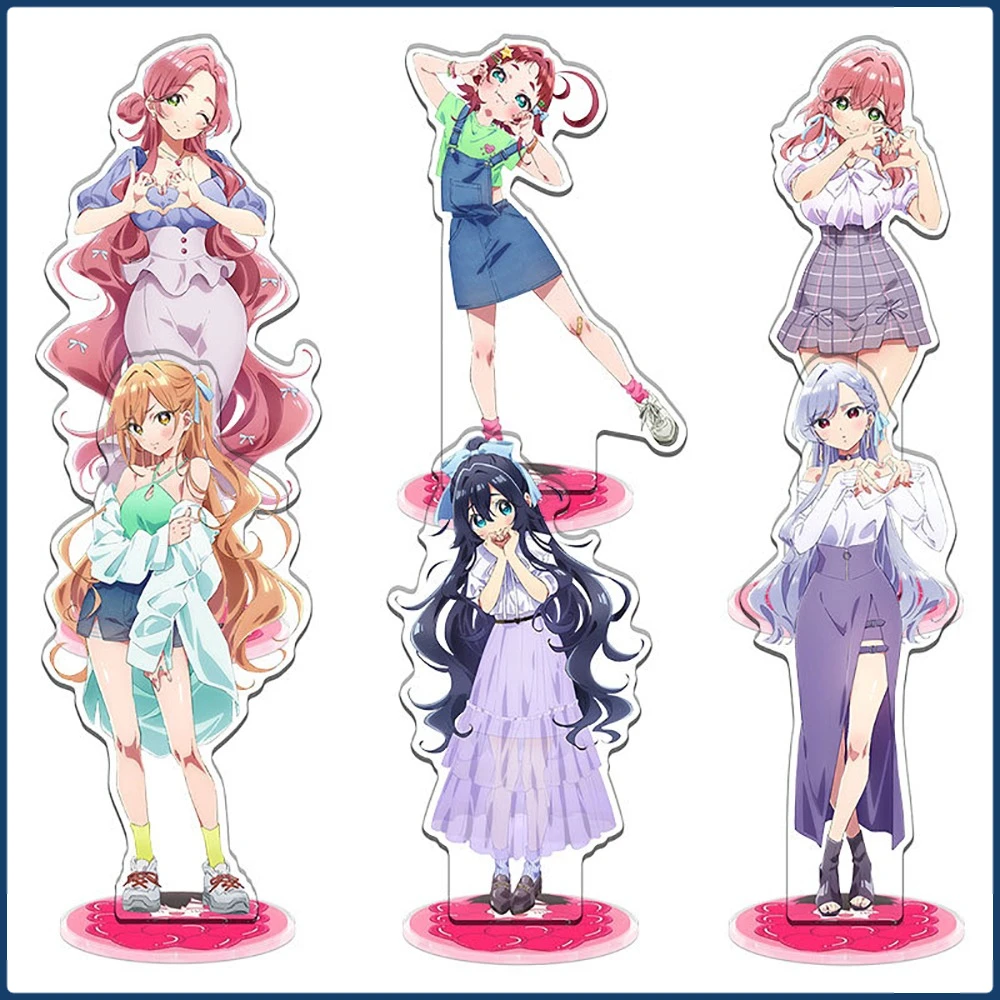 

Anime Cute Beautiful Girls Stand Acrylic Figure Peripherals Goods Fans' Hobbies Collections Desktop Ornament Toys Special Gifts