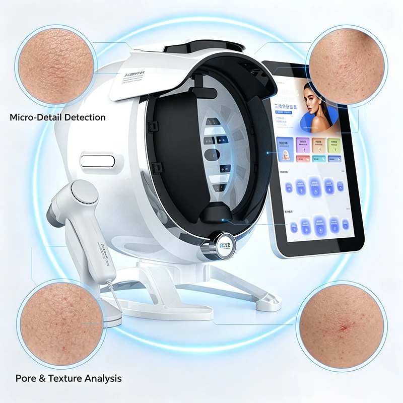 Professional K56 Skin Scalp Analysis Machine 15.6 Inch Display Cloud Data Storage Skin Moisture Test For Aesthetic Hair Center