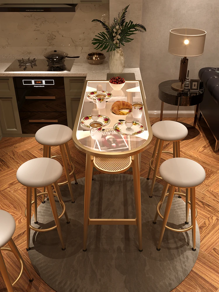 

YFY Wall Bar Counter Partition Creative Balcony Window Integrated Dining Table High Bar Table