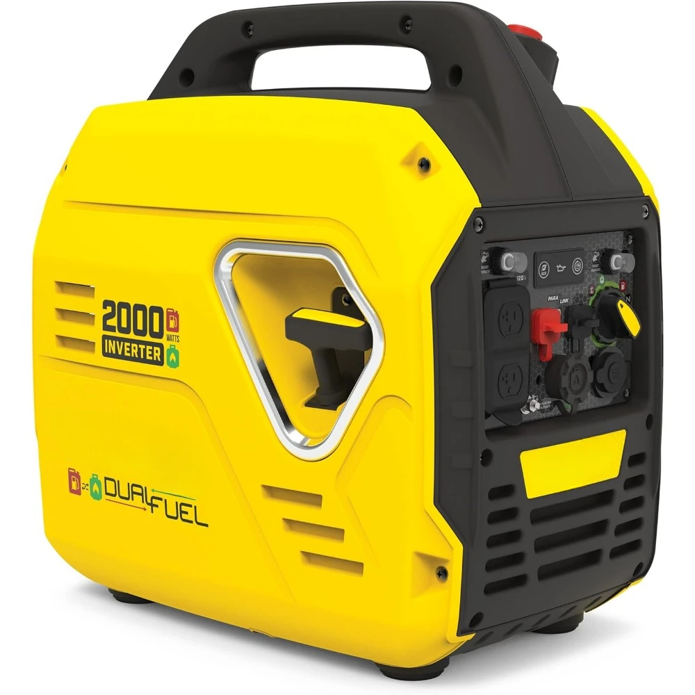 

Power Equipment 2000-Watt Dual Fuel Ultralight Portable Inverter Generator with Quiet Technology, Generator