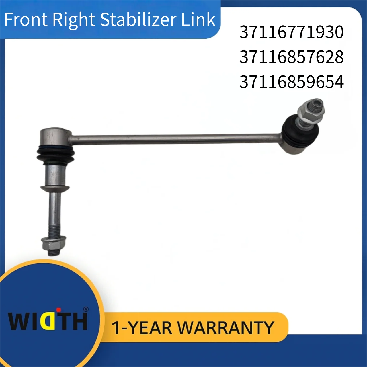 37116771930 37116857628 37116859654 Front Right Stabilizer Link for BMW XDrive X5 X6 SDrive 2009-2015 | OE Replacement