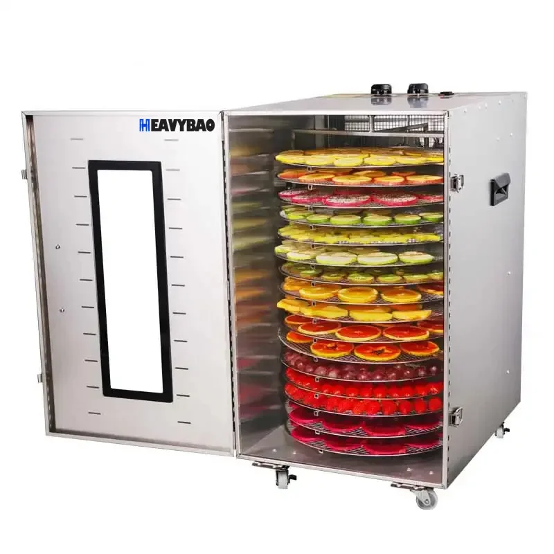 Heavybao Fruit And Vegetables Industrial Rotating Food Dehydrator Electric Drying Machine Professional Food Dehydrator