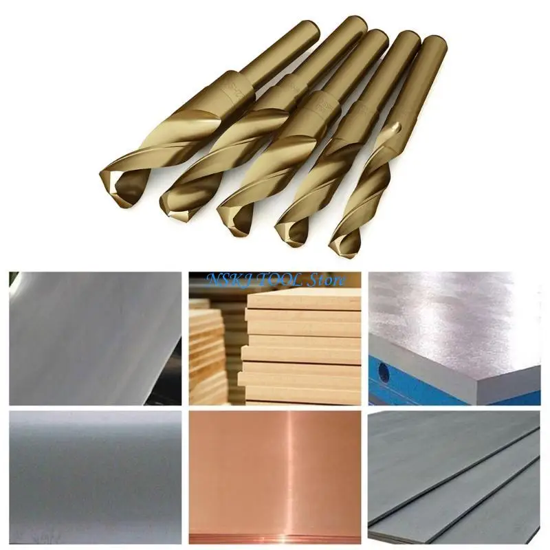L8RC Twist Drill Bit مع زاوية طرف 135 درجة للمعادن والفولاذ المقاوم للصدأ والحديد