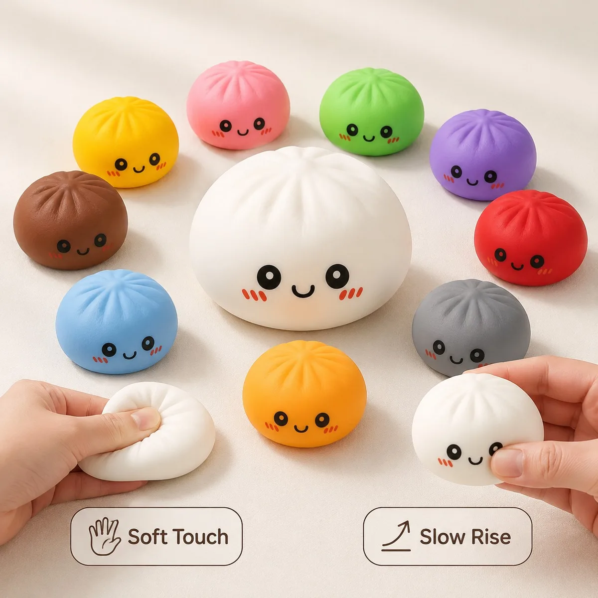 2026 New Random 3/10 Buns Soft and Fluffy Office Items Ideal Party Items