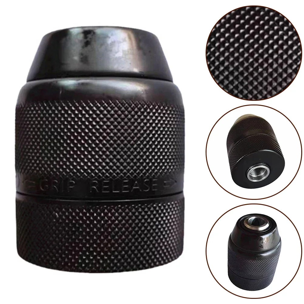 

1pc Drill Chuck 0.8-10mm 1/2-20unf All Metal Hand Drill Thread Interface Ratchet Drill Chuck Metal Power Tools Accessories