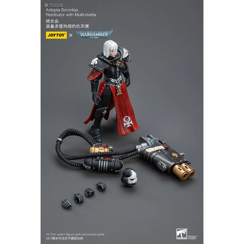JOYTOY Original Warhammer 40K Series Imperial Mortal Army Nuns' Society Saints Action Figure ของเล่นชุดของขวัญสําหรับชาย