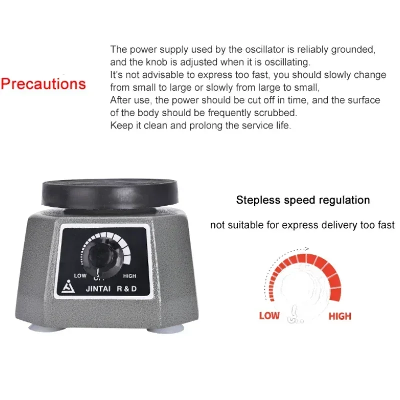 Dental Round Vibrator Oscillation Machine by JINGT. For dental materials including plaster. Stable and effective.