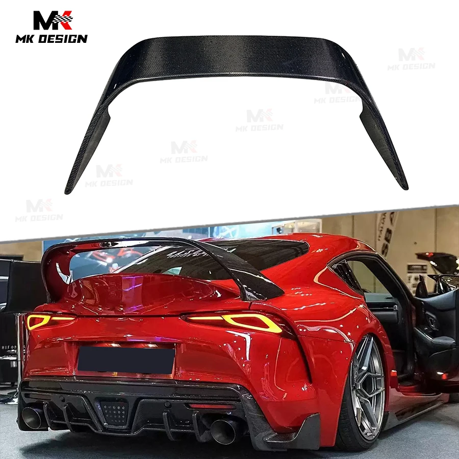 Carbon Fiber MB Style Rear Wing for Supra GR MK5 A90 A91 2019+ Rear Trunk Lip Wing Spoiler Car Accessories