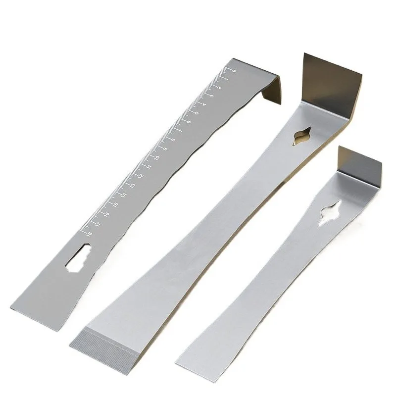 Crowbar Woodworking Artifact Household Universal Pry Board Nail Lifter, Multifunctional Stainless Steel Crowbar